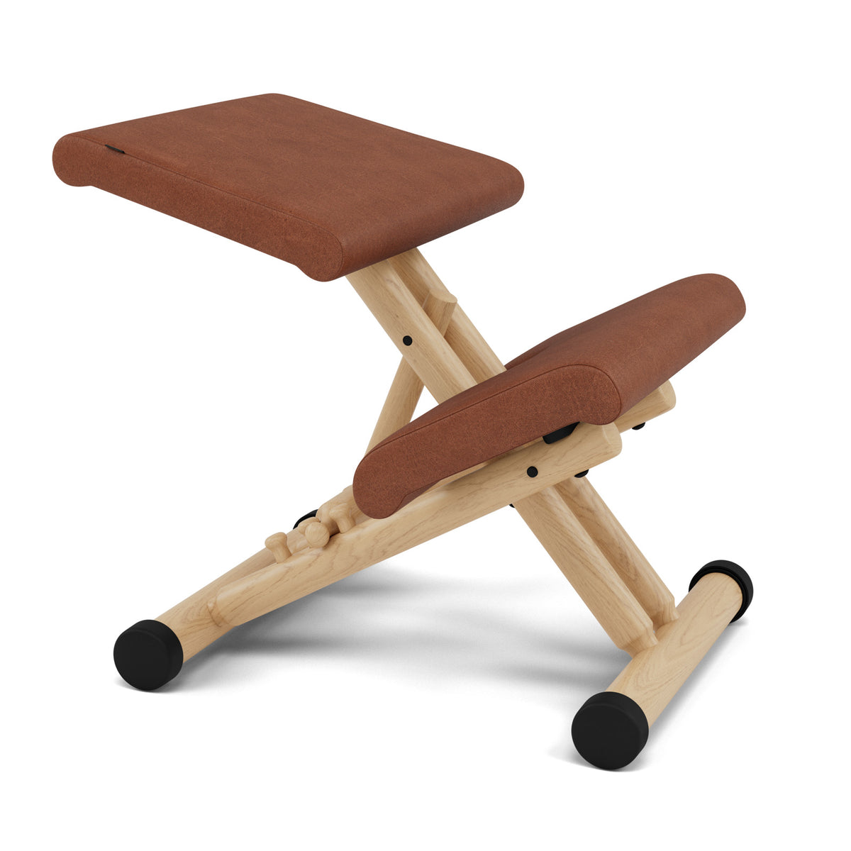 Varier Multi kniestoel - Roest - Leder (DUNES 21002)