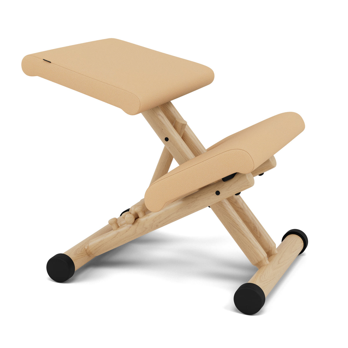 Varier Multi kniestoel - Zand - Leder (Ultra 41572)