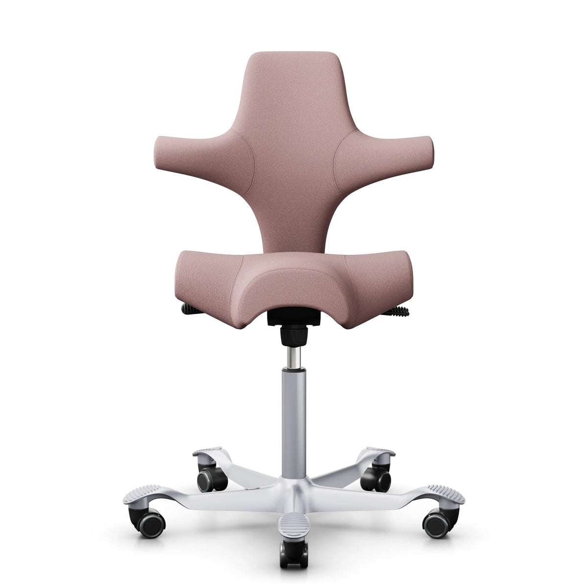 HÅG Capisco 8106 -  SC65117 Blush / Zilver / 200 mm / Universele wielen